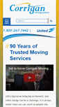 Mobile Screenshot of corriganmoving.com